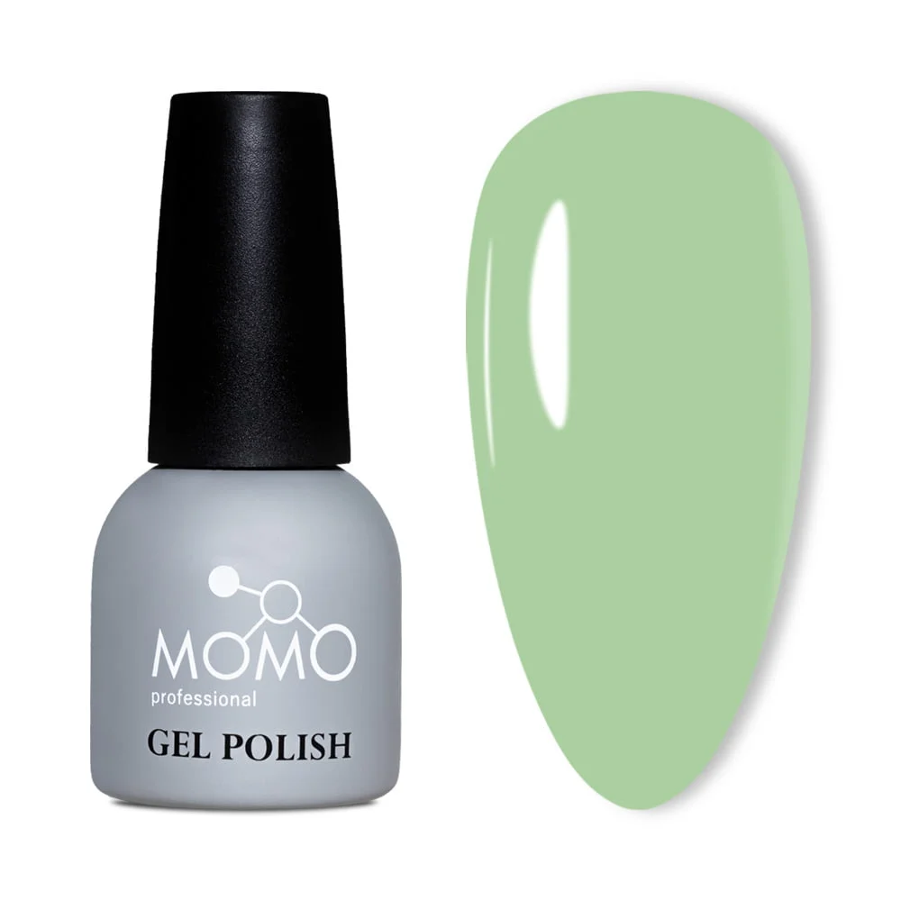 57 Momo Kalıcı Oje K057, Pastel Yeşil, 14 ml - Görsel 1
