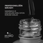 Momo Crystal Top Coat , 9 ml - Görsel 2