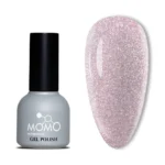 Momo Disko Kalıcı Oje D005 Pembe 10 ml, Reflective Flash Gel Polish
