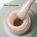 Momo French Cover Rubber Base Coat FC06, Açık Bej, 10 ml - Görsel 2