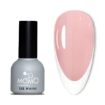Momo French Cover Rubber Base Coat FC10, Gümüş Simli Soft Pembe, 10 ml