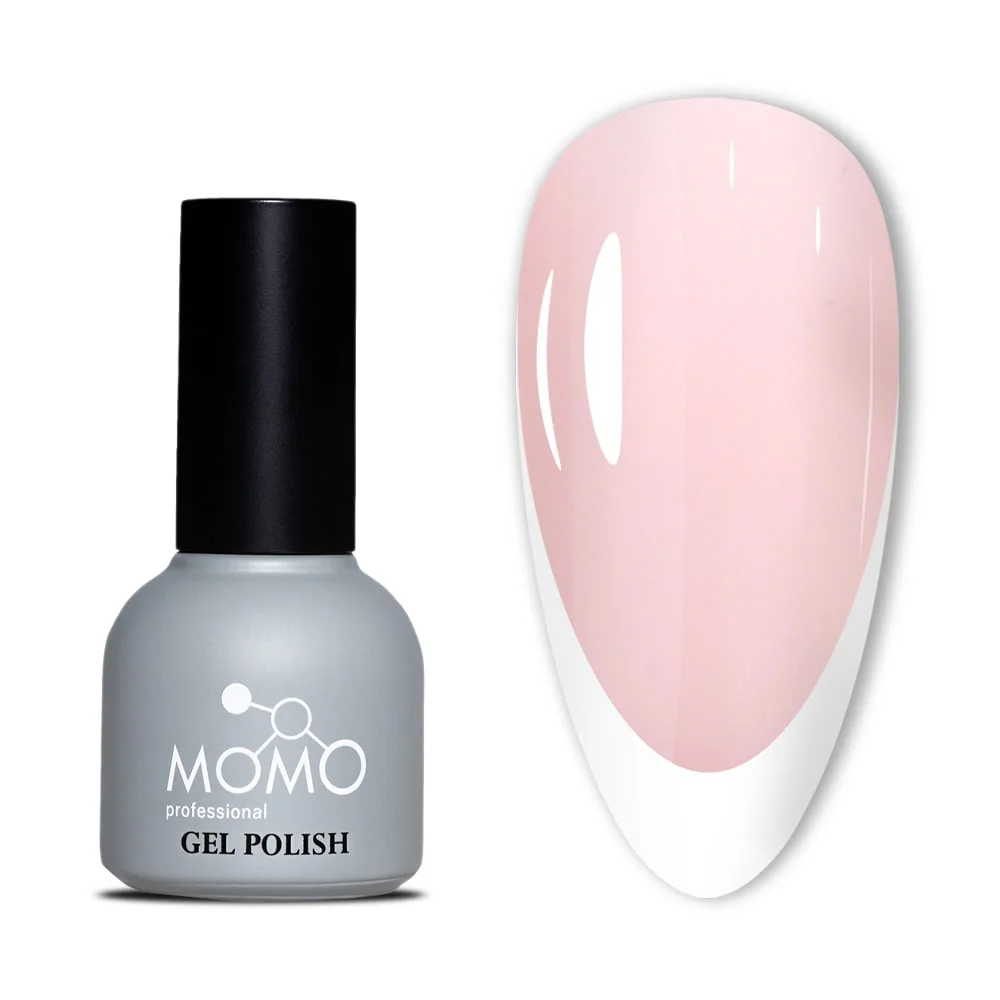 fc20 Momo French Cover Rubber Base Coat FC20, Sütlü Pembe, 10 ml - Görsel 1