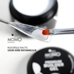 Momo Premium Protez Tırnak Jeli 02, Beyaz 35 gr - Görsel 3