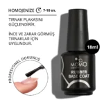 Momo Rubber Base Coat, Nano Fırçalı, 18 ml