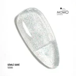 Momo Kalıcı Oje S006, Renkli Simli Şeffaf, 14 ml - Görsel 2