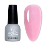 Momo Kalıcı Oje S007, Simli Açık Pembe, 14 ml