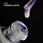 Momo Holografik Kalıcı Oje SL03, Rakı Beyazı Pembe Mor Simli, 10 ml - Görsel 4