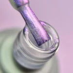 Momo Holografik Kalıcı Oje SL03, Rakı Beyazı Pembe Mor Simli, 10 ml - Görsel 5