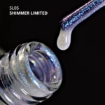Momo Holografik Kalıcı Oje SL05, Rakı Beyazı Mavi Mor Simli, 10 ml - Görsel 4