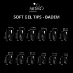 Momo Tırnak Soft Gel Tips 120 Ad. (Badem) - Görsel 5
