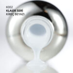Momo Kalıcı Oje K002, Kireç Beyazı, 10 ml - Görsel 5