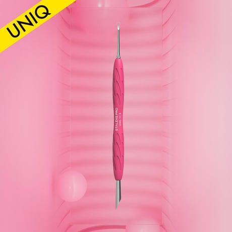 PQ-11-2 "Gummy" UNIQ 11 TYPE 2 Silikon Saplı Tırnak Eti İtici (Yamuk İtici + Halka) - Görsel 1