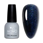 Momo Kalıcı Oje S030, Yaldızlı Gece Mavisi, 14 ml