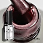 Momo Korean Cat Eye, Silky Cat Eye, Kedi Gözü Oje, SC13 Kahverengi, 10 ml - Görsel 3