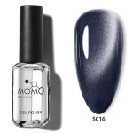 Momo Korean Cat Eye, Silky Cat Eye, Kedi Gözü Oje, SC16 Lacivert, 10 ml