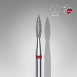 Elmas Sivri Alev Freze, Kırmızı, Çap 2,1 mm, Çalışma Kısmı 8 mm