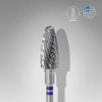 Solaklar İçin Sert Alaşım Mısır Freze, Mavi, Çap 6 mm / Çalışma Kısmı 14 mm