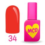 MCD Kalıcı Oje 34 - Koral Kırmızı