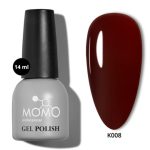 Momo Kalıcı Oje K008, Şarap Bordo, 14 ml