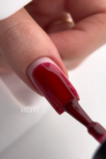 Momo Kalıcı Oje K017, Kızıl Bordo, 14 ml - Görsel 3