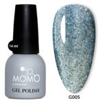 Momo G005, Yoğun Gümüş Parıltılı Turkuaz, 14 ml - Görsel 2