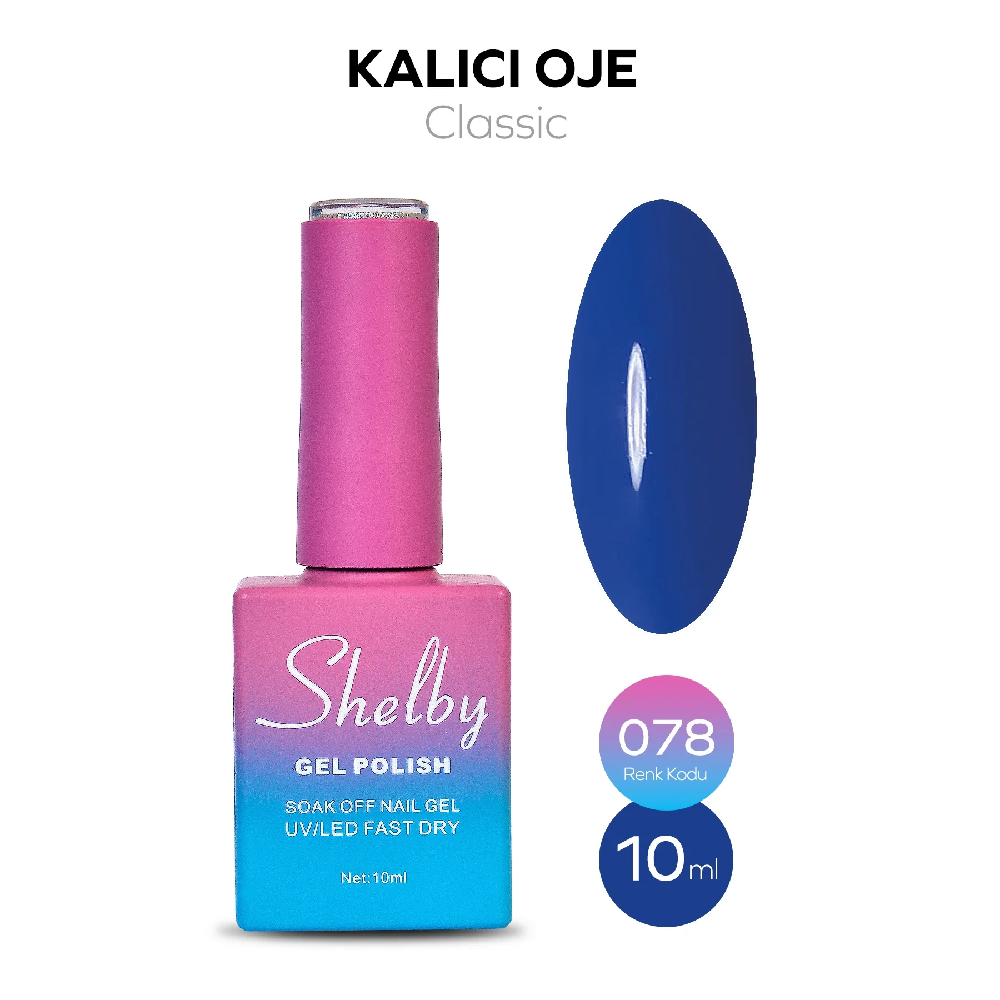 a078 Shelby A078 Kalıcı Oje, 10ml - Görsel 1