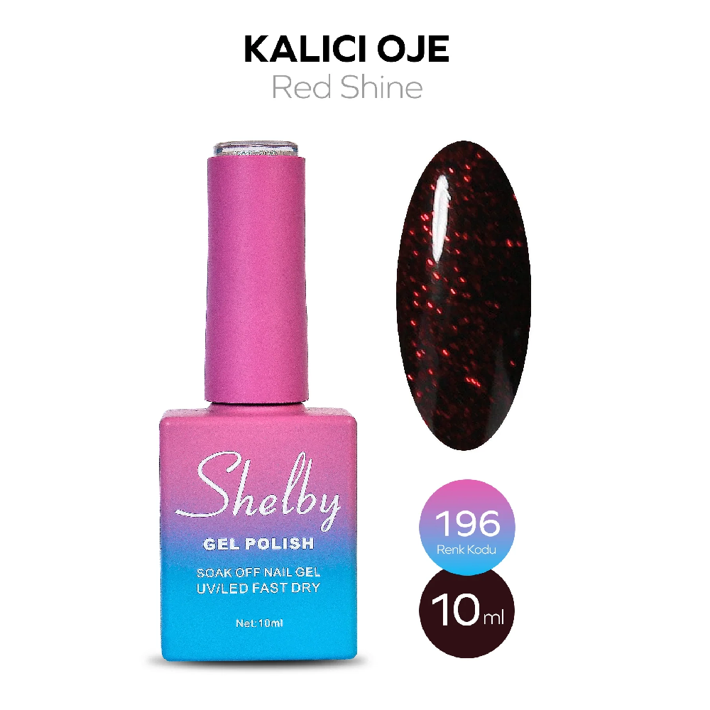 a196 Shelby A196 Kalıcı Oje, 10ml - Görsel 1